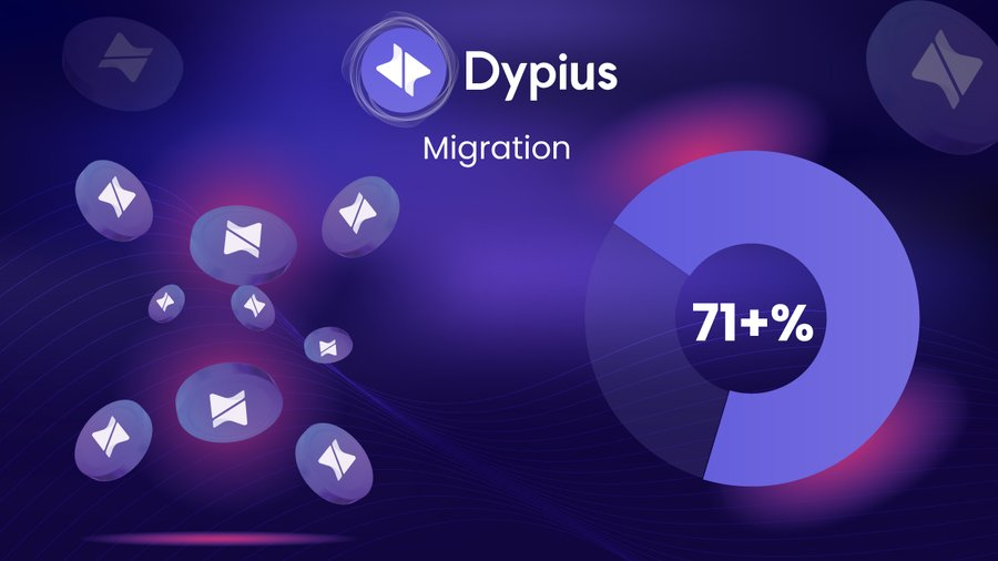 🚀 More than 71% of @Dypius $DYP tokens have successfully transitioned to the new DYP v2!

🚀 #Dypius is a powerful, decentralized ecosystem with a focus on scalability, security, and global adoption through next-gen infrastructure

🔽 VISIT
app.dypius.com/migration
#Definews