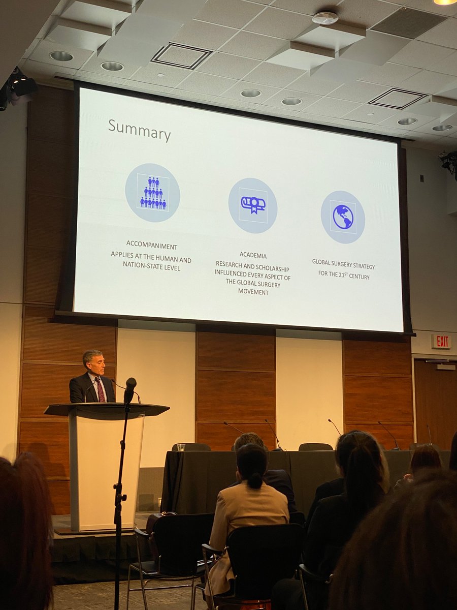 “There is no good advocacy without research” @JohnMeara highlights the importance of real world evidence, which is necessary for advocacy and thus policy change @UofTSurgery #GallieDay