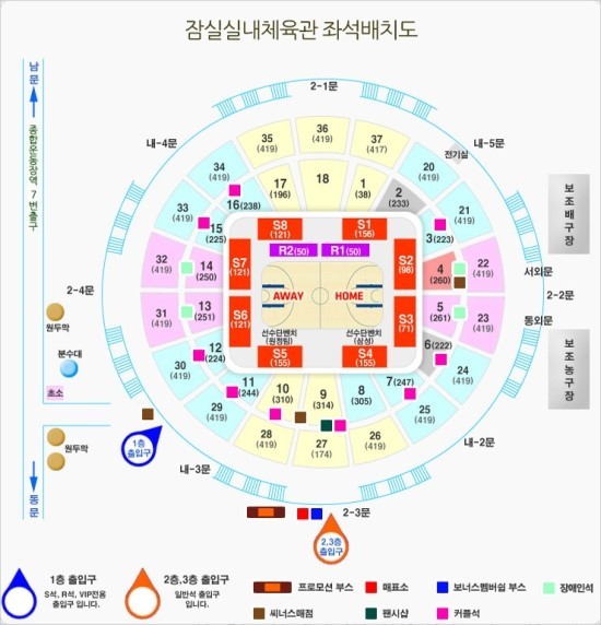 บัตร concert aespa ที่ Jamsil Indoor Stadium Floor = 954 ที่นั่ง 2F โซน 10-17 = 1,938 ที่นั่ง โซน 9 กับ 18 ยังไม่เปิดขาย (น่าจะเปิดรอบทั่วไป) 3F โซน 28-35 = 3,352 ที่นั่ง รวมแล้วก็จะราวๆ 7,000 ที่นั่ง/รอบ รวม 2 รอบ 14,000 ที่นั่ง