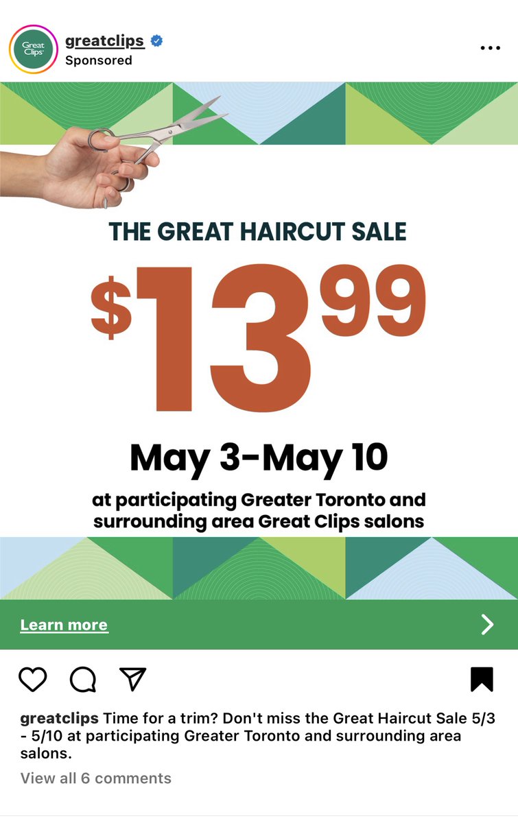 ⁦@GreatClips⁩  ⁦@GreatClipsCares⁩ ; details pease ! Thx ; ⁦regionofpeel⁩