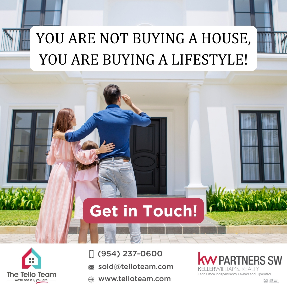 You are not buying a house, you are buying a lifestyle! 🏘

Looking to buy/sell a house? Contact a realtor you can trust 📲+1 954-237-0600

#realestatebroker #realestatemiami #realestateflorida #floridarealtor #floridarealtors #floridarealestate #floridarealestateagent