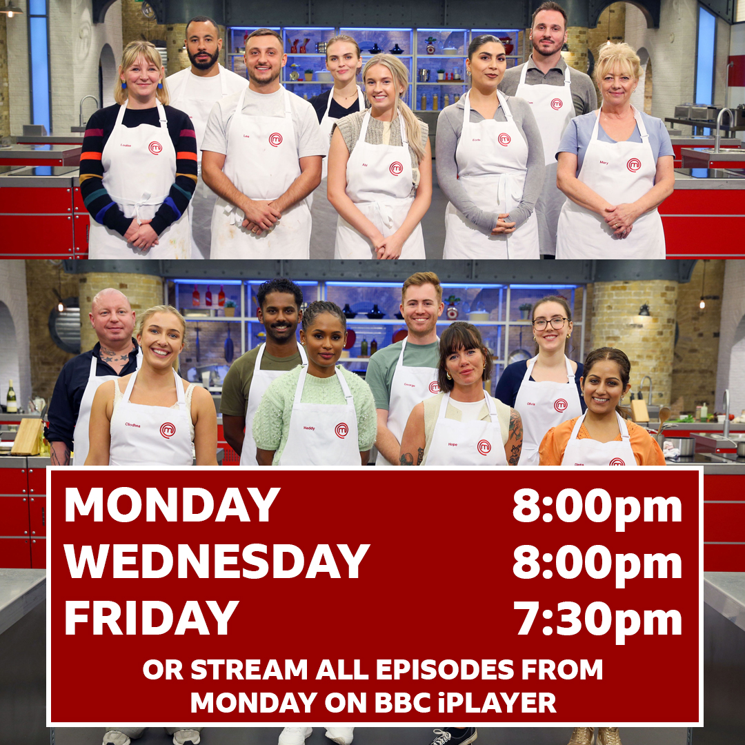 It's Knockout Week! Only sixteen amateur cooks remain - one of these people is going to be a #MasterChefUK champion 🏆 Don't miss a thing this week on BBC One and @bbciplayer