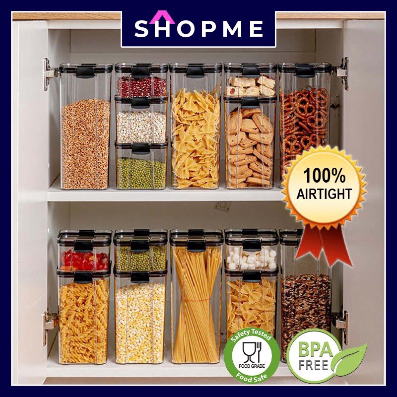 Lihat 🇲🇾PREMIUM+ Airtight Food Storage Container Stackable Plastic Kitchen Bekas Makanan Kedap Udara 密封罐 Tupperware untuk RM1.60 - RM11.00. Dapatkan di Shopee sekarang! s.shopee.com.my/10ggukVenR

#foodstorage #foodcontainer #racunshopee #shopeeviral