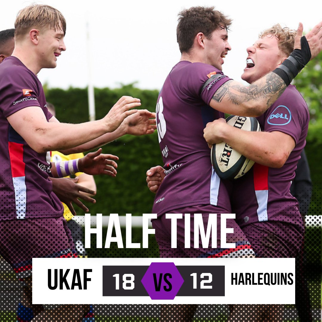 Half time for @UKAFRugby 🫡 What a way to start!