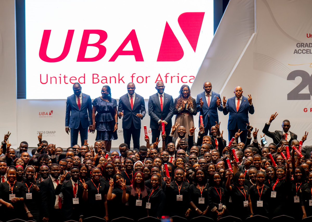 Yesterday, marked a joyous occasion as we celebrated the graduating class of 2024 from our Graduate Management Acceleration Programme (GMAP). Witnessing the emergence of the next generation of @UBAGroup leaders fills me with immense pride. Their dedication, resilience, and