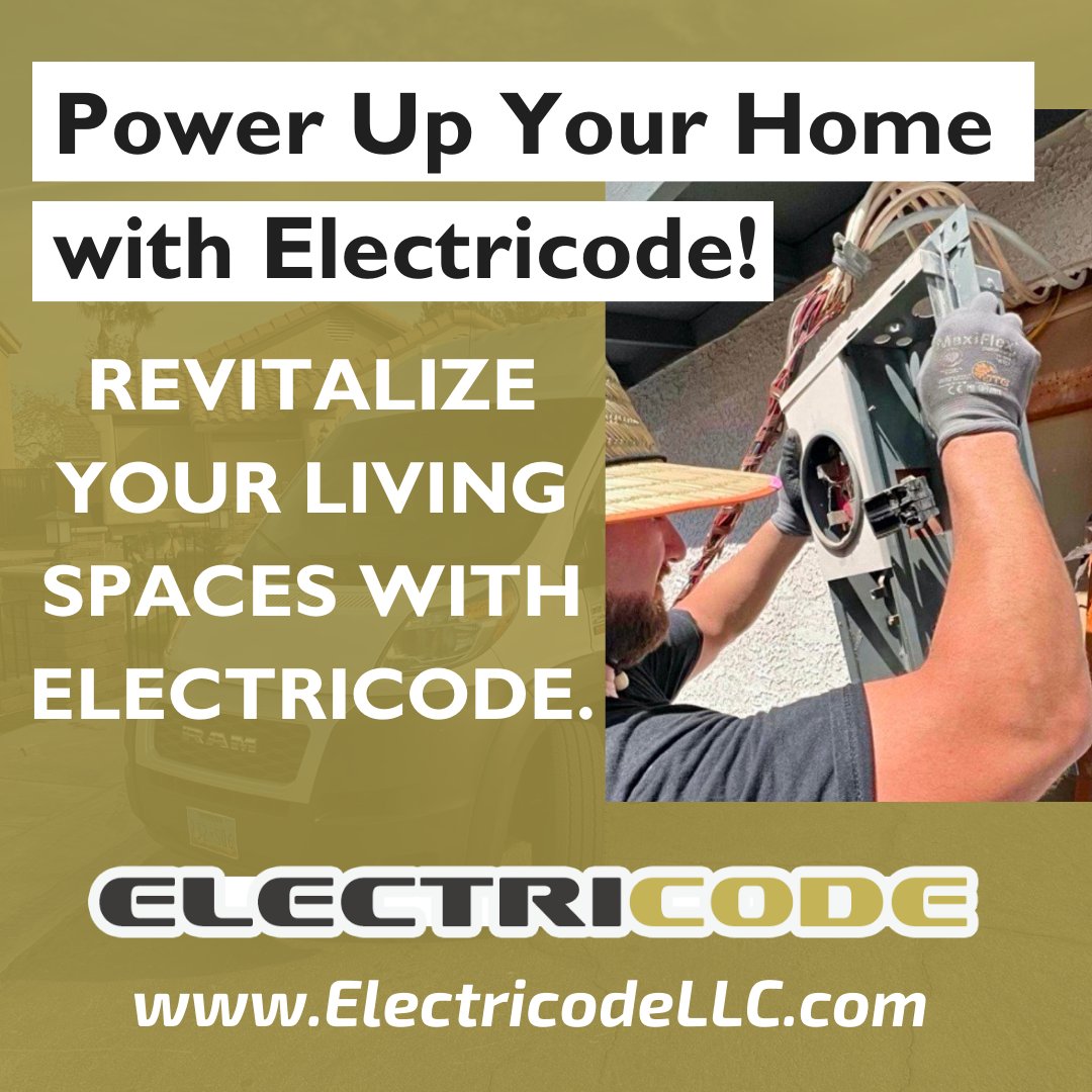 Revitalize your living spaces with Electricode – where we don't just focus on functionality; we bring style to Outlets & Switches. 

Your connections have never looked this good! Call (702) 996 5448 or visit bit.ly/3w3Q1Th. #LasVegasElectrician #UpgradeYourStyle