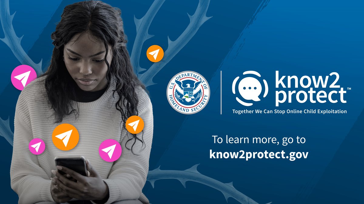 Our children deserve safe, nurturing environments to grow and thrive. With the internet as part of the world around them, we must protect our kids from the heinous crime of online sexual exploitation and abuse. @Know2Protect helps us all do just that. ⬇️ dhs.gov/know2protect