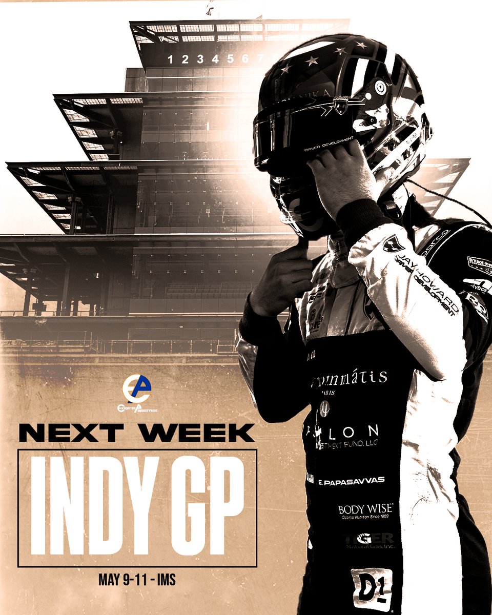 Ready to get on track at the racing capitol of the world next week! 

#EvagorasPapasavvasRacing / #USF2000 / #USFPro / #FollowJHDD / #JHDD / #USFProChampionships / #Motorsports / #FeederSeries / @usfprochamps / @followjhdd / @areselitesport2