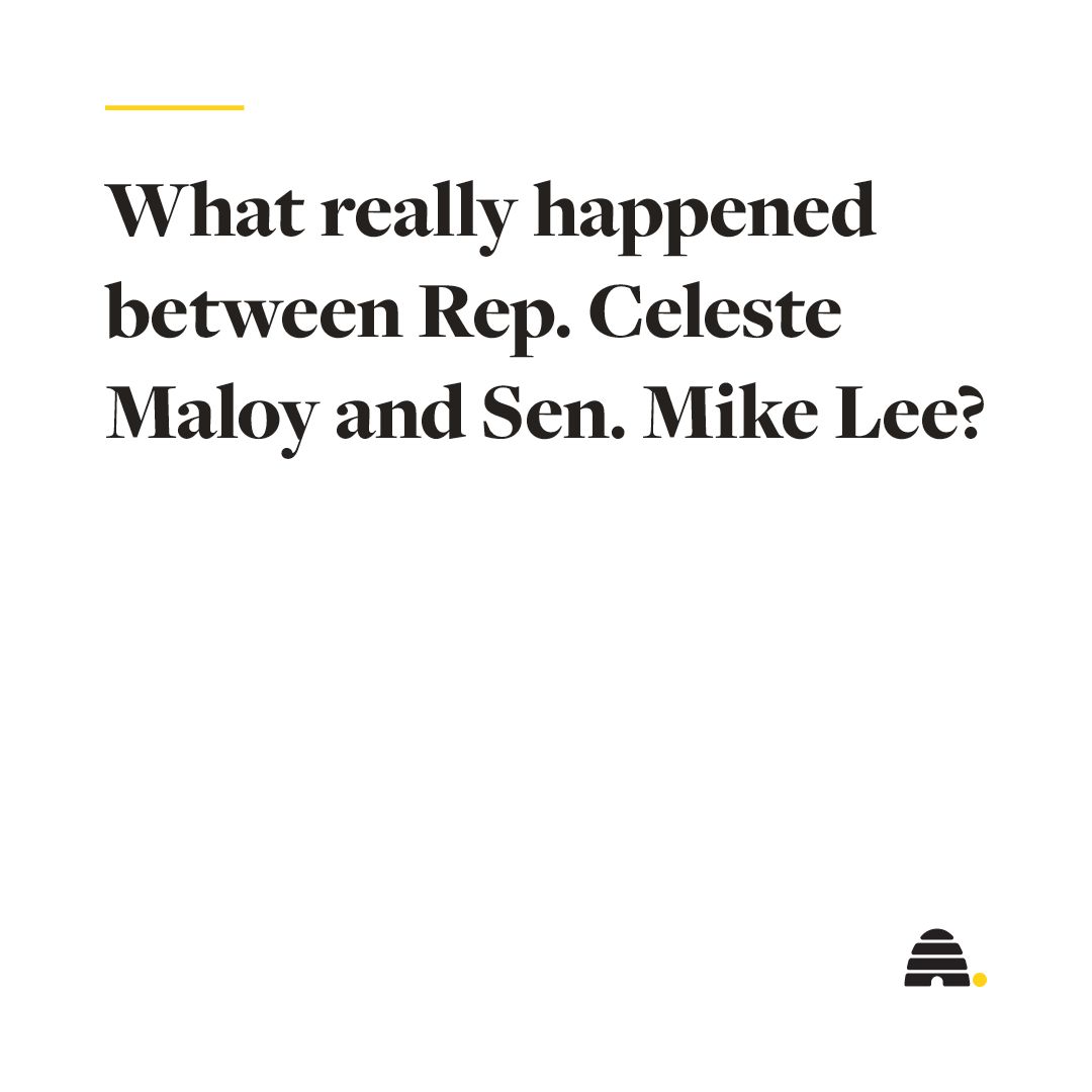 🔗: bit.ly/3y46He8 A shockwave went through Utah Republicans in the days before the state convention when @SenMikeLee endorsed the primary opponent of @RepMaloyUtah, which came as a surprise not just to political watchers, but to Maloy herself. She alluded to the rift…