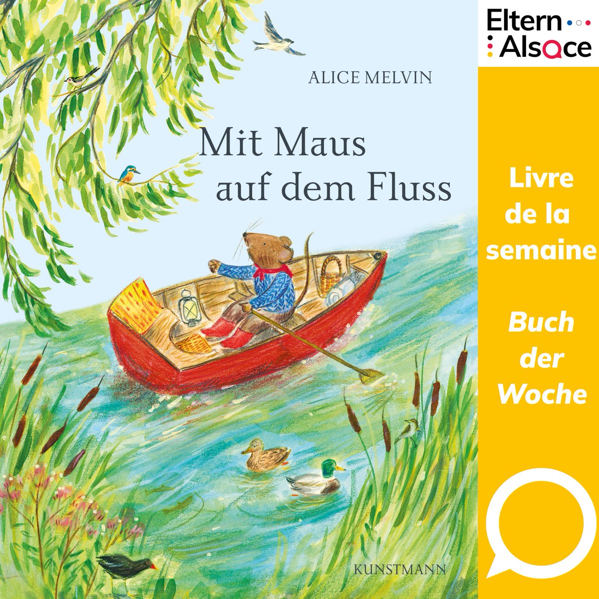 🇩🇪#Buchtipp der Woche: 'Mit Maus auf dem Fluss'! 
Verfolgen Sie das fesselnde #Abenteuer einer Maus, die vom Wald zum Meer segelt. Ungewöhnliche Begegnungen und bezaubernde Landschaften für die Kleinen ab 3 Jahren