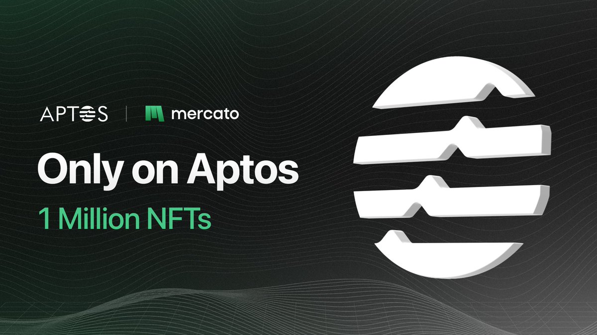 We know <a href="/Aptos/">Aptos</a> is powerful, and we're excited to partner on an unprecedented event: the minting of 1 million NFTs! This commemorative drop will launch on May 14th.

Part of the collection will be distributed to the Aptos community, and the rest be available to mint for FREE on