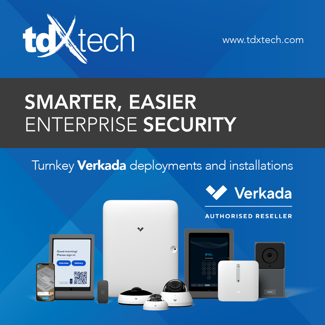 As a @VerkadaHQ Gold Partner, #security #deployments are easy with TDX Tech. A single point-of-contact for your project means simpler and faster #installations, saving you time and capital.

Learn more: bit.ly/4blV5Bt

#surveillance #accessControl #alarms #sensors