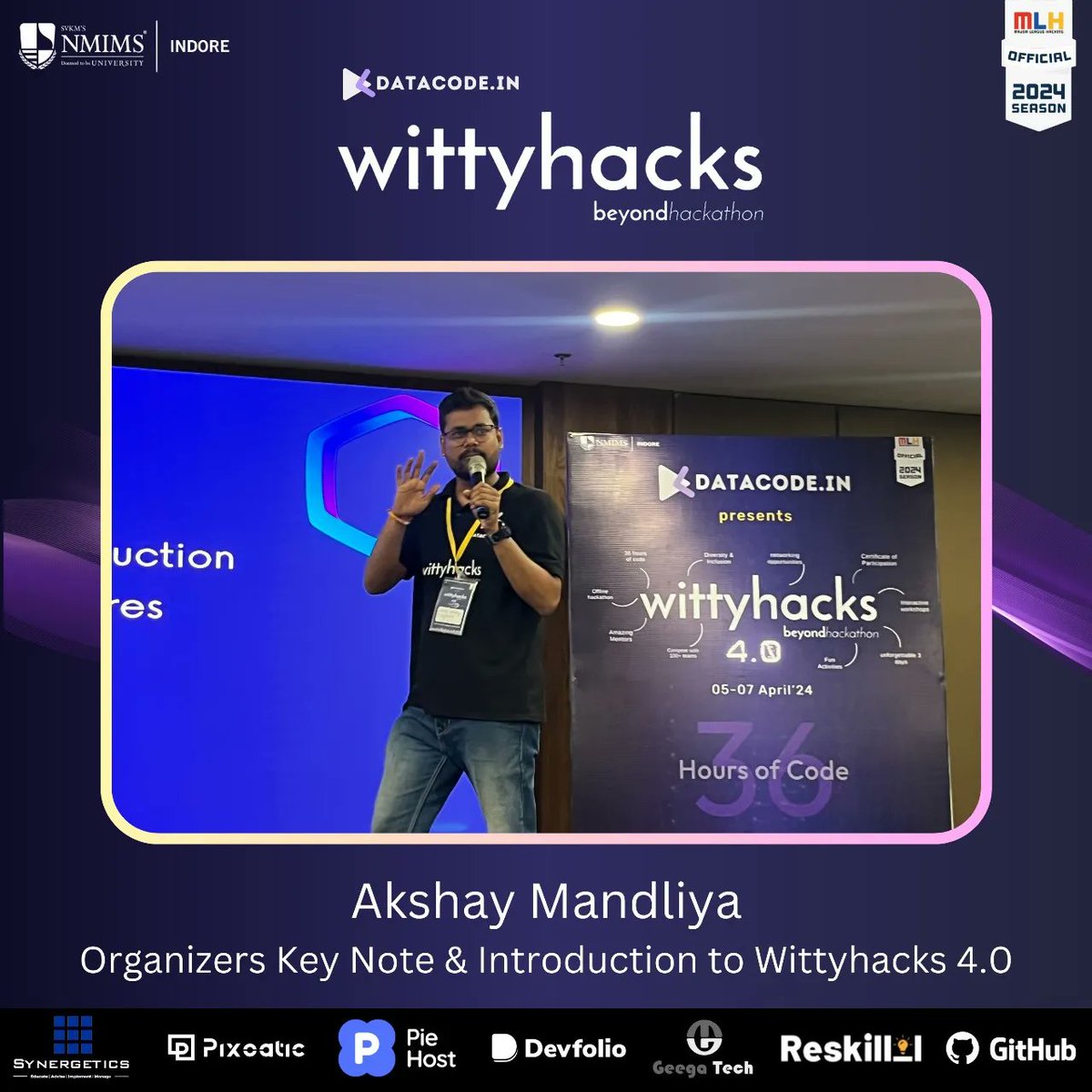 Datacode_in's tweet image. Elevated the entire event! Akshay Mandliya's keynote was overflowing with insights and inspiration. Their presence truly made a difference. 💖
Learning never stops, and neither does Mr. Akshay Mandliya's passion for sharing his knowledge through insightful guidance sessions. 🌻
