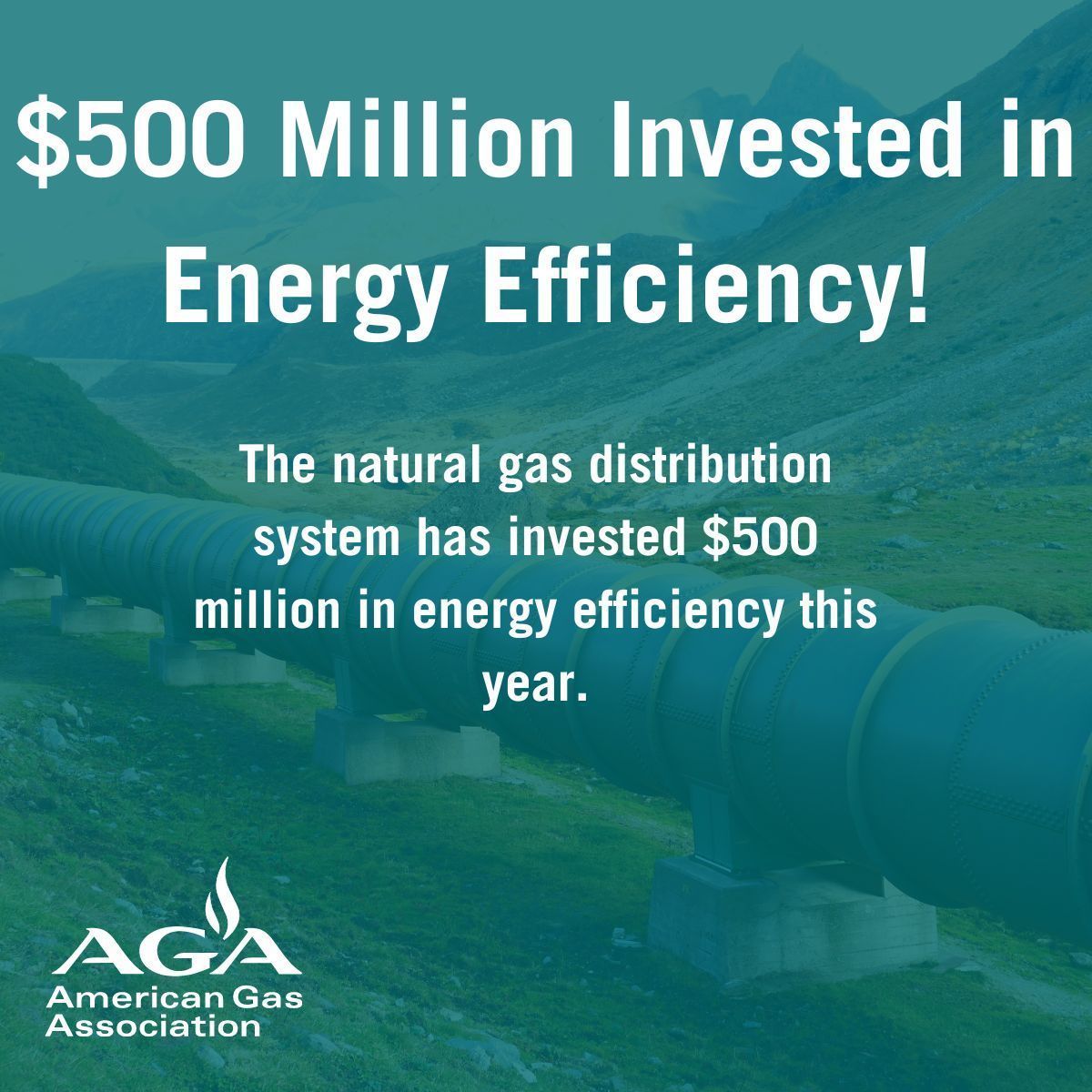 #Natgas utilities have invested $500 million in energy efficiency this year. Emissions from the natural gas distribution system have declined 70% since 1990, due theindustry's commitment to efficiency in the home & in the distribution system. Learn more: buff.ly/3LIiXoF