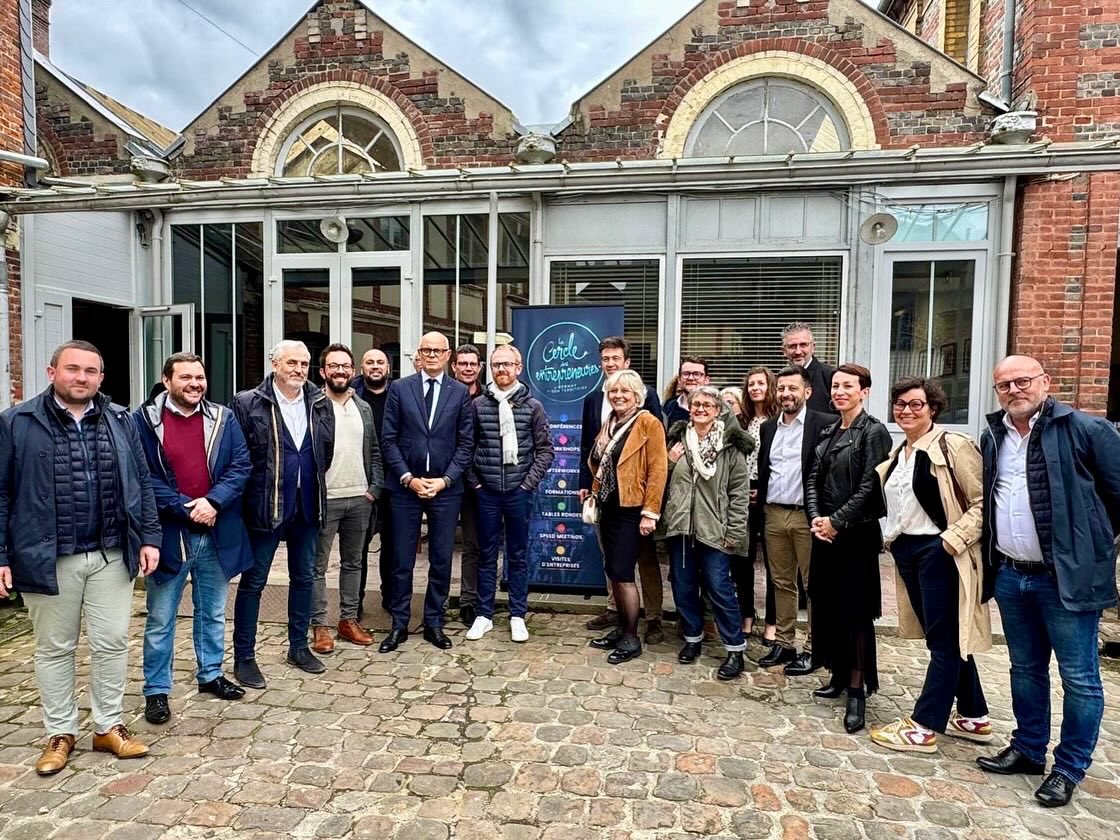 🇪🇺 Visite d’entreprise, échanges avec de nombreux élus et entrepreneurs de Louviers et Bernay avant une réunion publique #BesoinDEurope