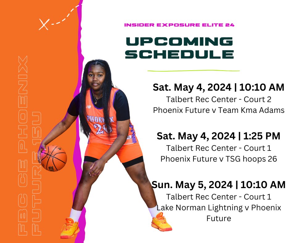 Morgan Fields (@iammorganfields) on Twitter photo Here is my schedule for this upcoming weekend. <a href="/LadyPhoenixBas/">Lady Phoenix Basketball</a> <a href="/lovee_lucky/">Lucky Rudd</a> <a href="/CoachBurks/">Garrie Burks Associate Head Coach: Jackson Day</a> <a href="/007ChangeAgent/">Coach Hollywood</a> <a href="/NorthsideWbb2/">Northside Christian Academy Women's Basketball</a> Here is my schedule for this upcoming weekend. <a href="/LadyPhoenixBas/">Lady Phoenix Basketball</a> <a href="/lovee_lucky/">Lucky Rudd</a> <a href="/CoachBurks/">Garrie Burks Associate Head Coach: Jackson Day</a> <a href="/007ChangeAgent/">Coach Hollywood</a> <a href="/NorthsideWbb2/">Northside Christian Academy Women's Basketball</a>