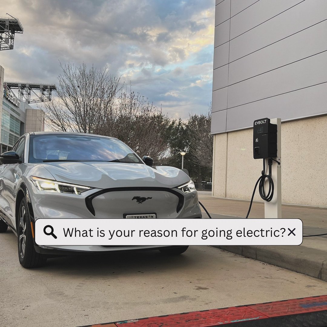 What is your reason and why?⚡️💚

#electricvehicle #evchargingstation #evchargers #electricvehiclechargingstation   #thefutureiselectric #technology #USA #evinfrastructure #EV #Canada #environment #tesla #evcars