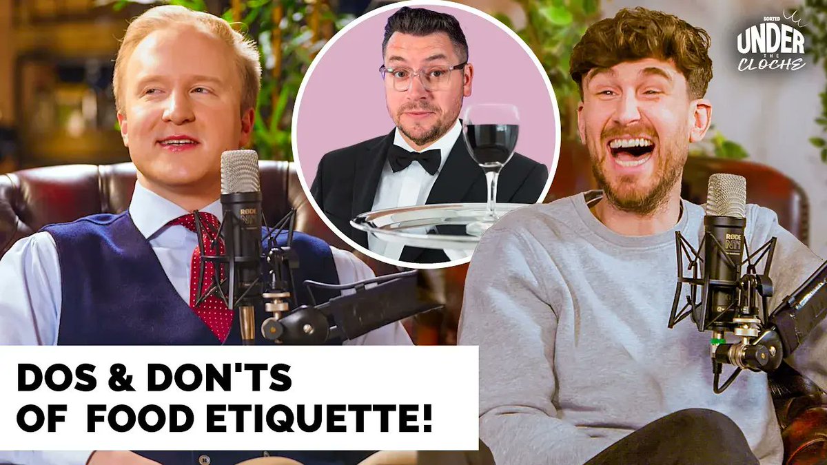 NEW VIDEO 🚨 - On today's podcast, @williamhanson, the UK's leading etiquette expert, talks to us about everything from dinner party behaviour to some of the etiquette HORROR stories that he's heard! 😬 Watch now: youtu.be/HP_1T-UiBpw
