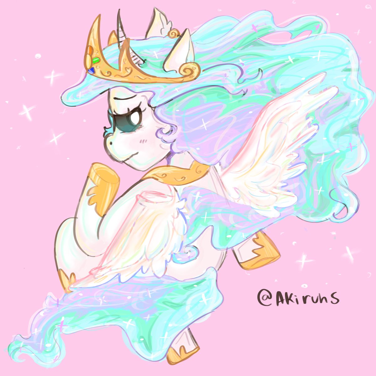 (Re-upload) Princess CraftyCorn (cosplaying Princess Celestia)
#SmilingCritters #craftycorn #princesscelestia