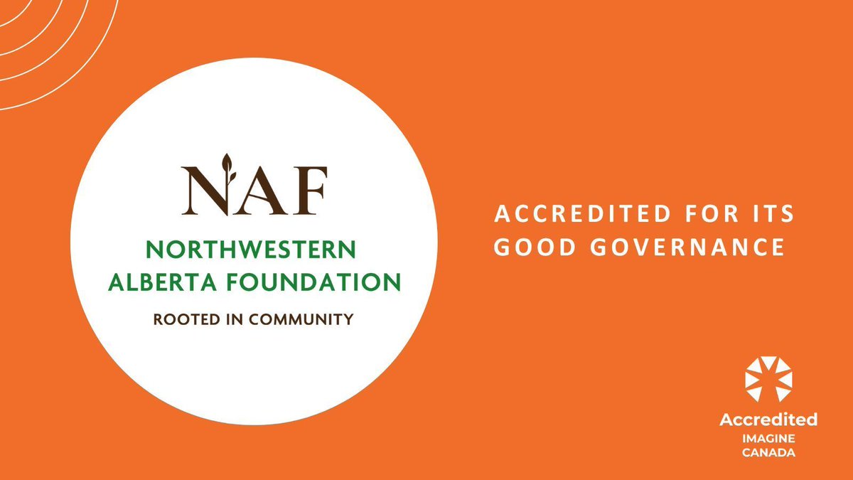#FeaturedAccreditedOrg 🎉 Northwestern Alberta Foundation is accredited under our #Standards accreditation! Find out more about their mission today: nafgives.com