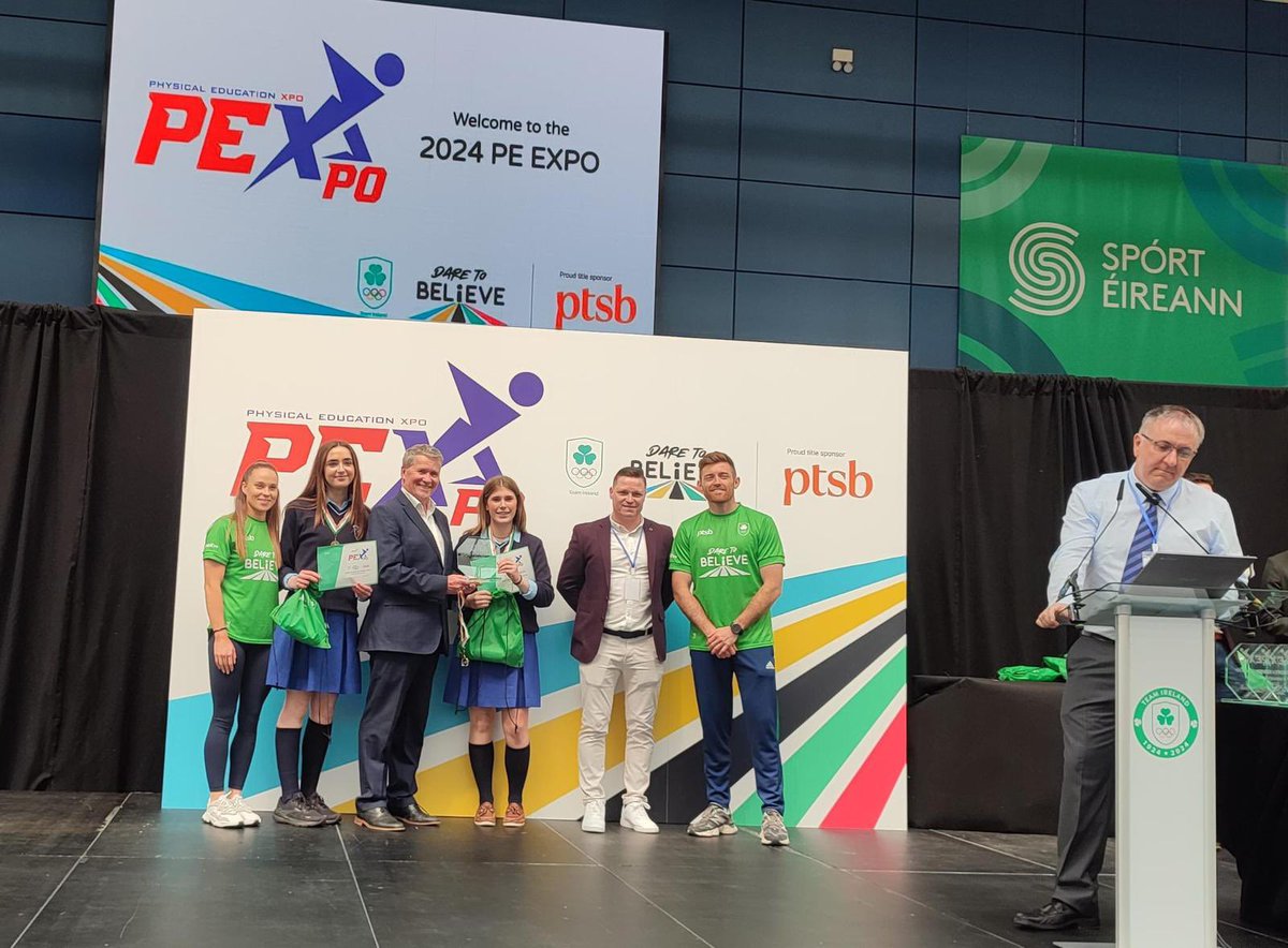 Congratulations to Juliette Purcell and Amy Hennessy on PE Expo success yesterday! The girls travelled to Dublin to present their app “Fem Flex” designed to support injury prevention for female athletes!

“Fem Flex” won the Sport Business Award and Technology & Media Award! 🥇🥇