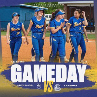 2nd Round of the Region Tournament today at SBA. Lady Bucs play Lakeway at 5:00! #weareBBS