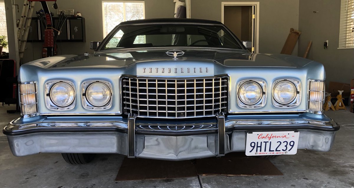 Front End Friday - My 1973 Ford Thunderbird, acquired in January.