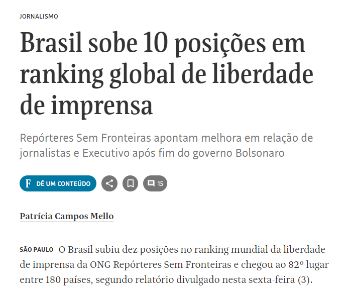 O Lula vai censurar a imprensa. O Lula: