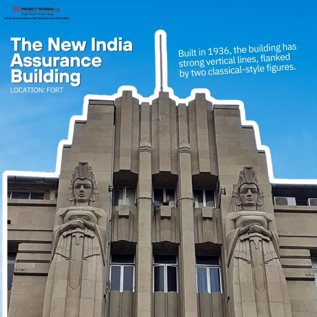 The next time you take a stroll through Mumbai's streets, be sure to take a closer look at the buildings around you and appreciate the unique Art Deco architecture that the city has to offer! Together let's map the cultural history of Mumbai 🌆 Photo credits: Walkitecture