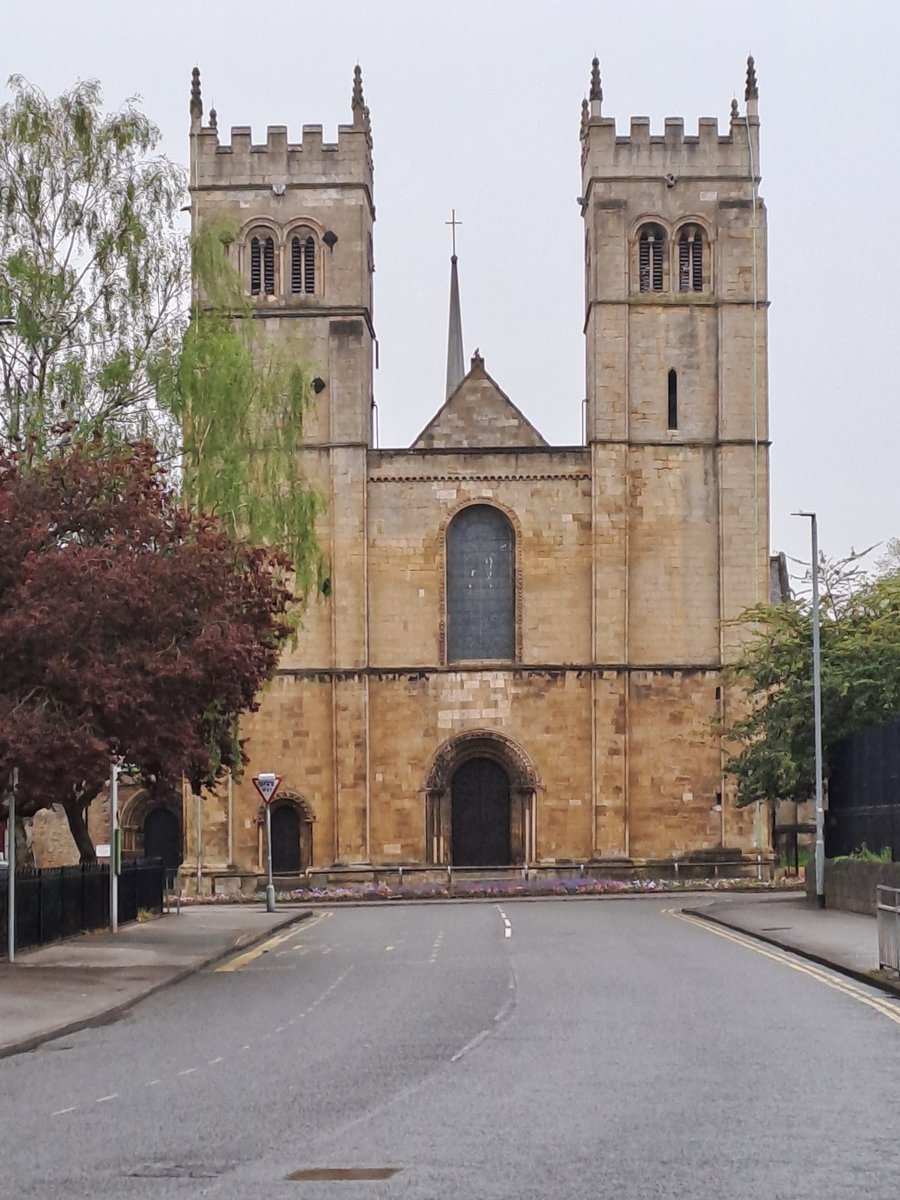 Worksop priory dating back to thr fourteenth century.