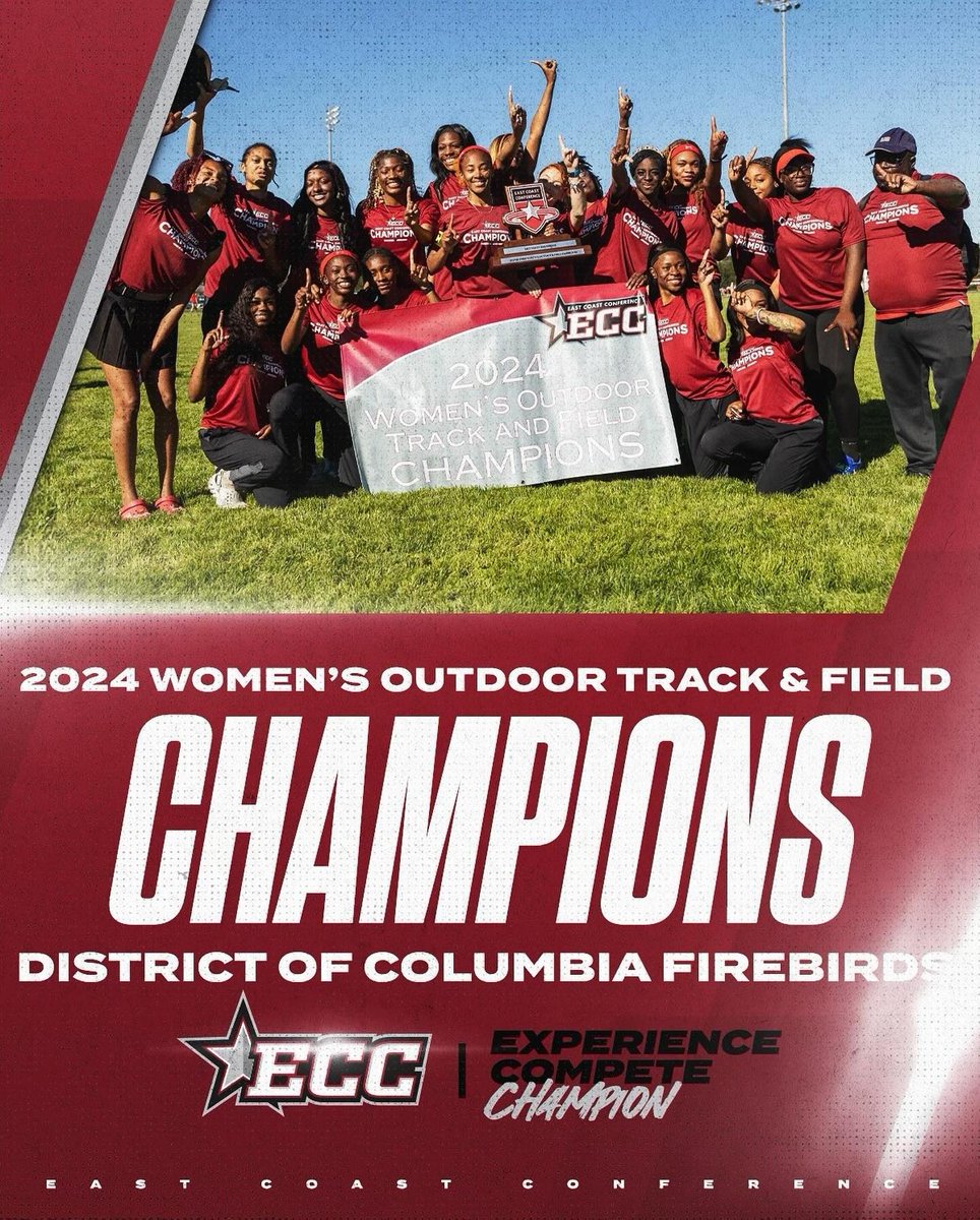 🔥🏆 Back on top! 🏆🔥 Congratulations to UDC's Women's Track and Field team for reclaiming the first-place title since 2014! Way to leave the competition in the dust, Firebirds! 🎉👏 #UDCFirebirds #TrackAndField #Champions'