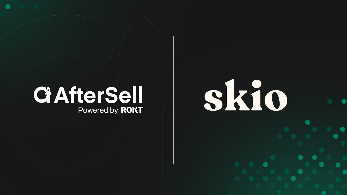 We're thrilled to announce our partnership with @SkioHQ Skio's tech chops, speedy customer support, and partner-first mentality has proven they exceed the high-bar we set at AfterSell. Looking forward to growing together, @SkioHQ! #partnerships