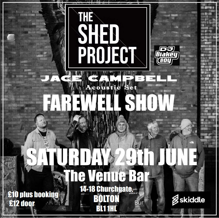 Tickets Available Now For Our Final Ever Show At The Venue Bolton Saturday 29th June Support From The Amazing @Jacecampbell03 And The Vibemaster @DJBlakeyBoy .......Bring Ya Dancing Shoes 💙 skiddle.com/whats-on/Bolto…