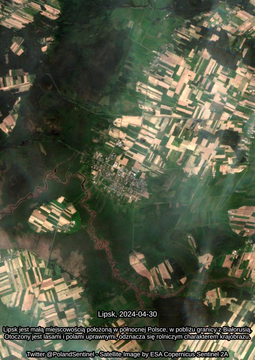 Lipsk - 2024-04-30 - Satellite Image by ESA Sentinel 2A - #SatelliteImagery #Copernicus #Sentinel2