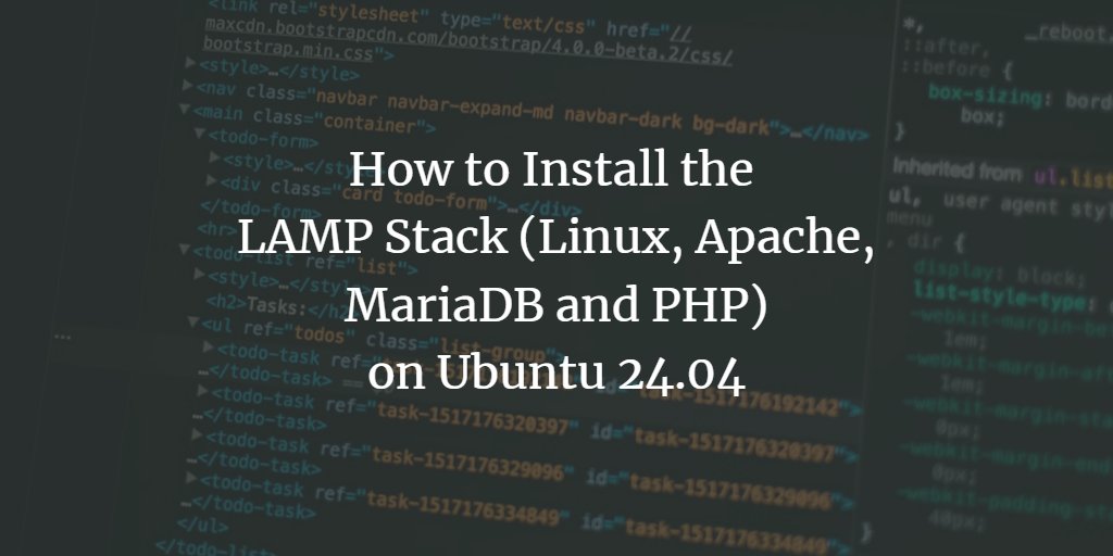 How to Install LAMP Stack (#Linux, #Apache, #MariaDB and #PHP) on #Ubuntu 24.04. howtoforge.com/tutorial/insta…