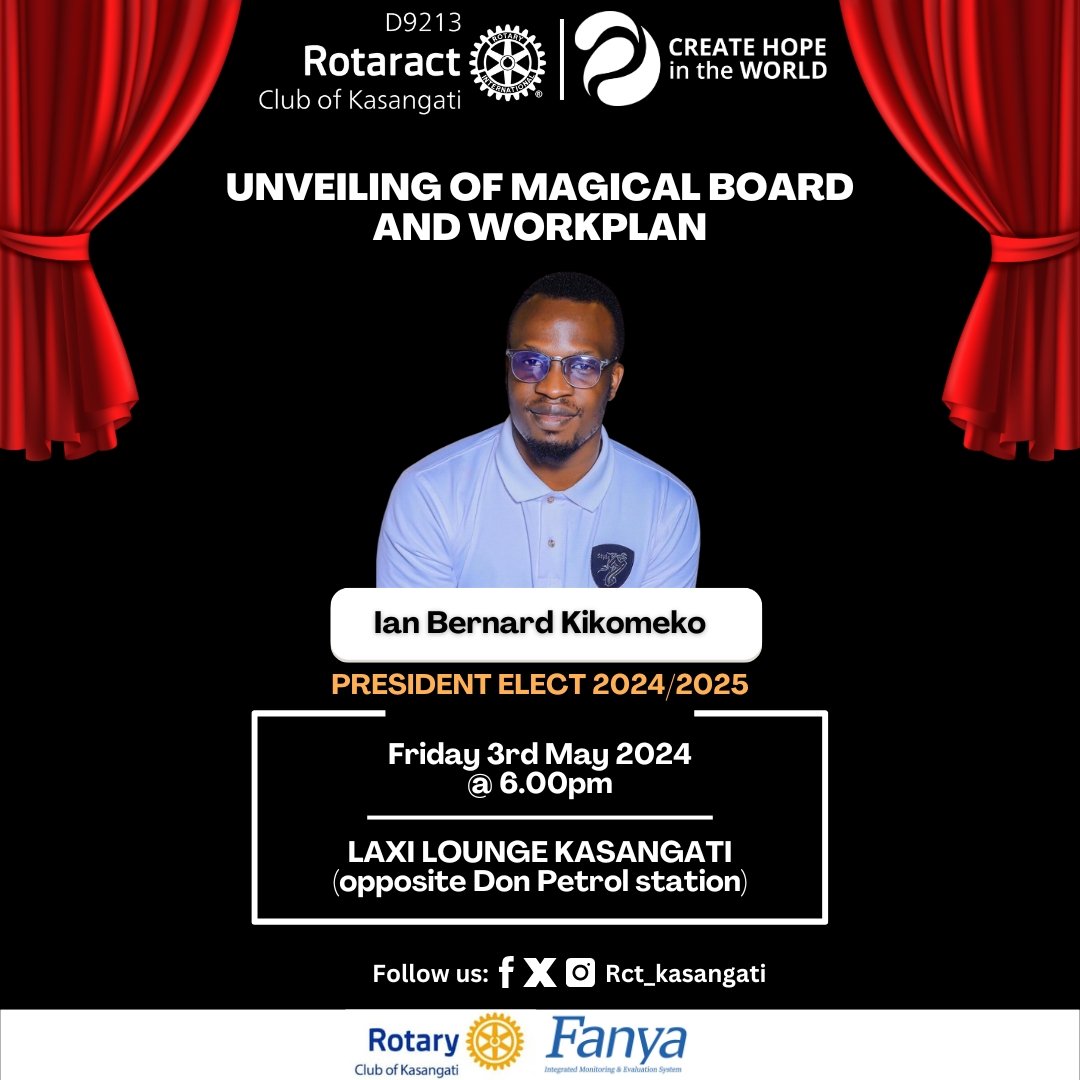 Good evening hope creators. Today we unveil the incoming magical board for Rotary year 2024/25 introduced by PE @iankiko1 .