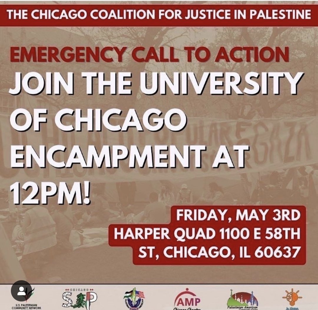 On the heels of a concerning letter from the university president, activists have put out an emergency call for community support at University of Chicago for noon today.