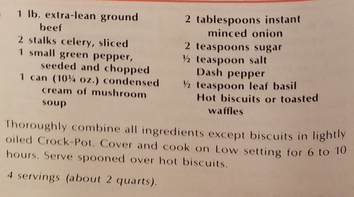 Busy Day Meat and Vegetables -- 1970s

*A crockpot or slow cooker is needed for this dish.

*Any ground or chopped meat will work in this recipe. 

#oldrecipe #comfortfood #salt 
#1970srecipe #1970sfood #onion
#BusyDayMeatandVegetables
#crockpot #slowcooker