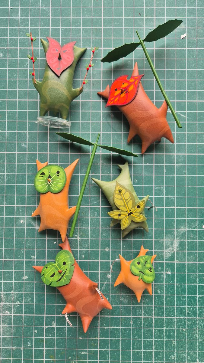 Yahaha! 🌱☘️🌿

It's rare I get a diversity of koroks in my orders so I took a photo! 

Who's your favourite?

#zeldaart #clayart #zelda #gameart #LegendOfZelda #Nintendo