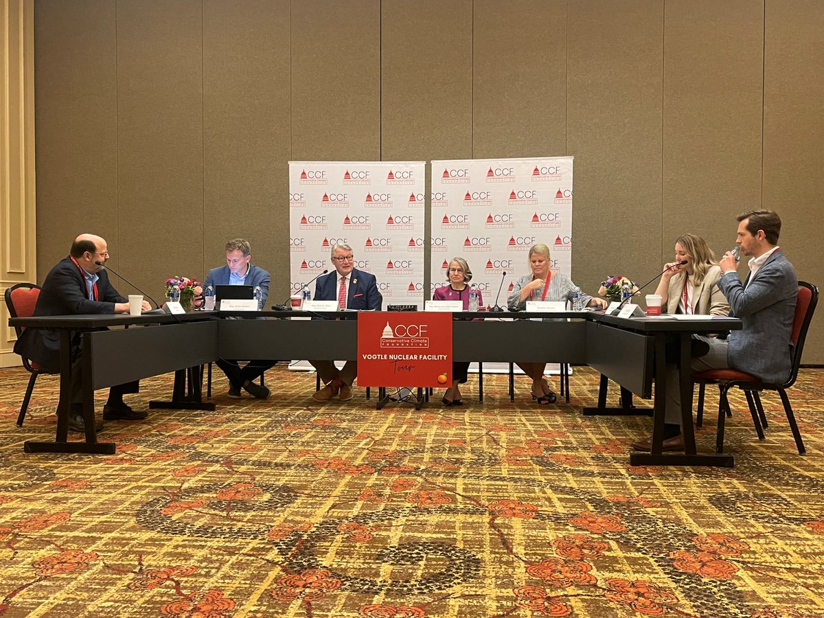 Enjoyed welcoming @RepMMM, @RepBlakeMoore, and industry leaders to Augusta this morning for a panel discussion on Plant Vogtle—the largest nuclear power station in the country—and the benefits of nuclear energy expansion in the United States. It's safe to say #GA12 is leading…