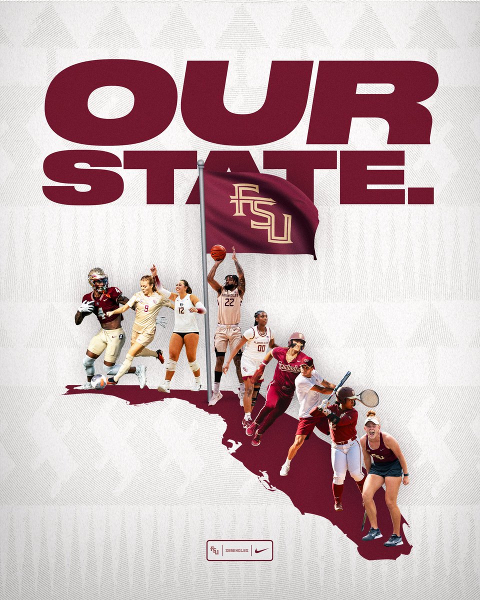 It’s 𝐎𝐔𝐑 𝐒𝐓𝐀𝐓𝐄 🍢 In the 2023-24 year, Florida State Athletics has flexed its muscles against its in-state rivals 💪 🧵 1/5