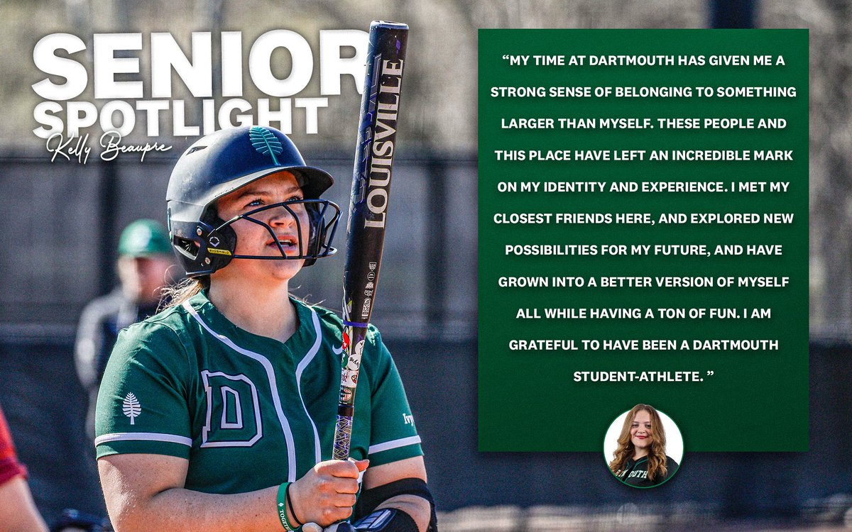 'My time at Dartmouth has given me a strong sense of belonging to something larger than myself.'

#TheWoods🌲 | #GoBigGreen