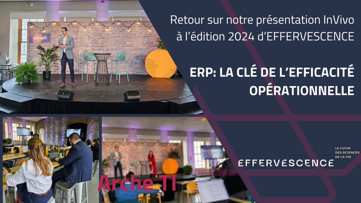 TiArche's tweet photo. Hier, lors de l'édition 2024 d'EFFERVESCENCE @MarcCassuto a exposé comment un #ERP  permet d'#optimiser vos #opérations .
Merci à tous ceux qui ont assisté à la présentation &amp; ont  contribué à son succès, ainsi qu'à l'organisation de l'événement. 
@HaplyRobotics https://t.co/5jisWe9pNK