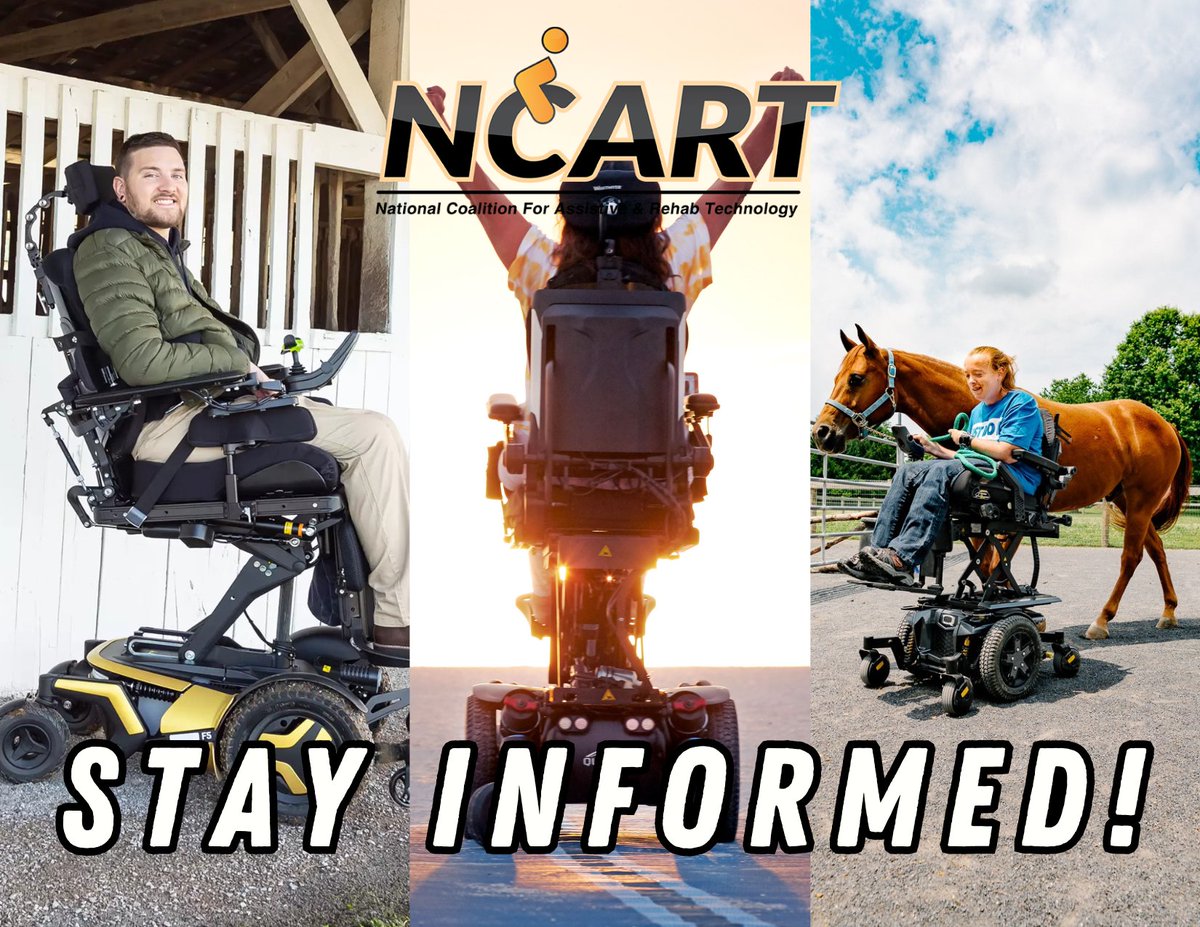 Come see NCART at @AbilitiesExpo New York Metro and sign up to 'Stay Informed' on the latest efforts to protect the medical devices and equipment you use and rely on daily, you might miss out on an opportunity to have your voice heard! See you there! #advocacy #knowyourrights