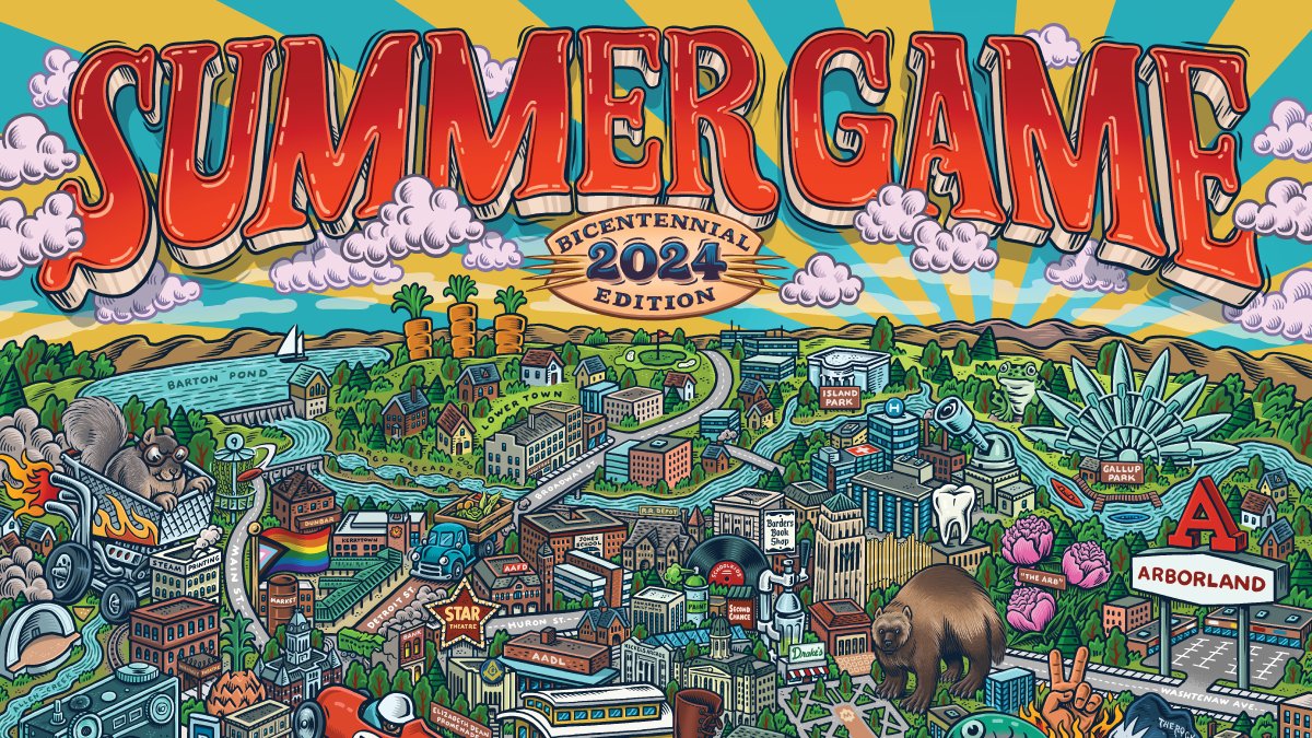 TA DAAAA!!! The Summer Game 2024 kicks off on Thursday, June 13 ☀️ 🗺️ aadl.org/play