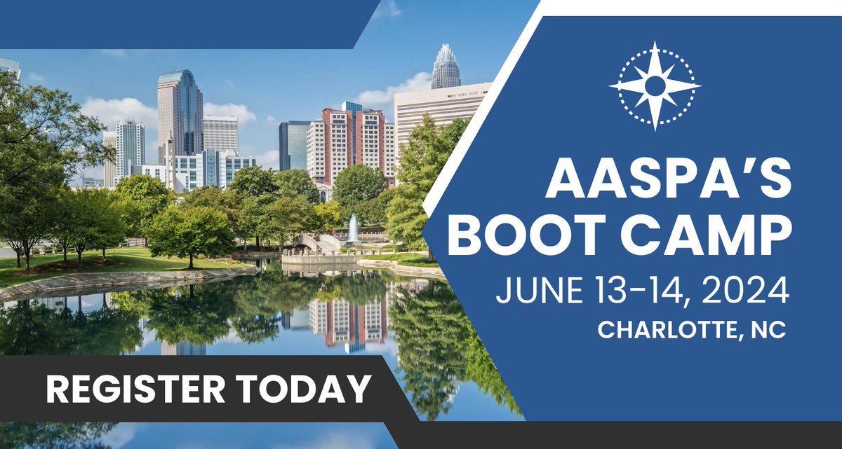 Early Bird pricing for AASPA Summer Boot Camp in Charlotte, NC ends at midnight! Register today to save $100! #CreateSuccess #K12Talent ow.ly/hURt50RqT3c