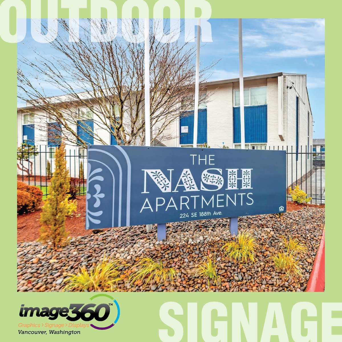 Monument signs are a great way to welcome people into your space - check out this one we designed and fabricated for The Nash Apartments! 😍
#image360 #image360vancovuer #vancovuerwa #clarkcounty #portland #signage #graphics #displays #logo #logodesign #print #printdesign...