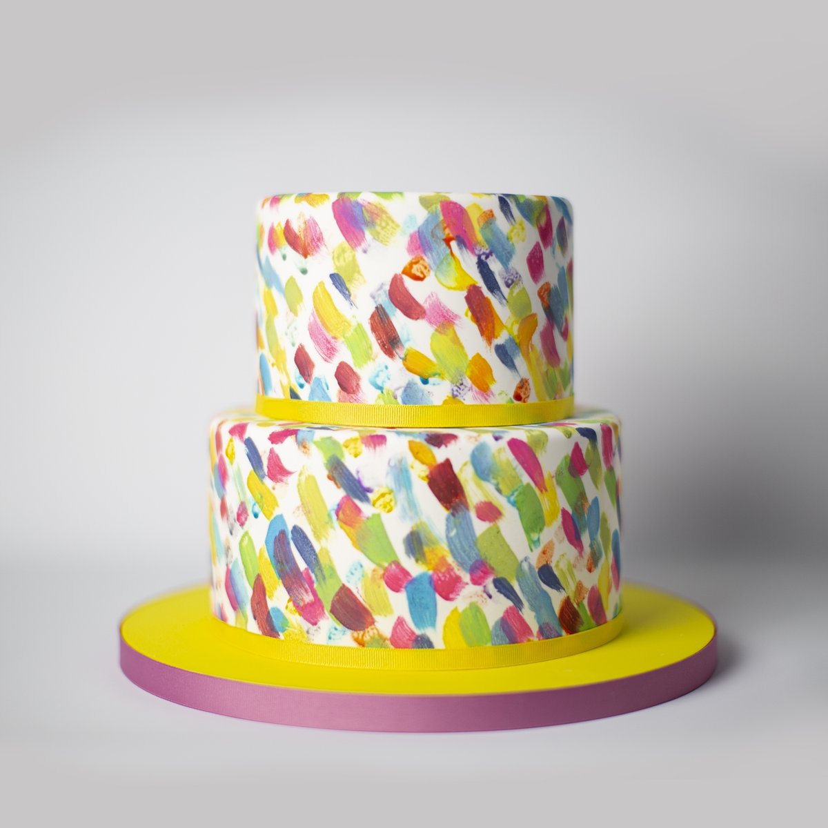 It's party time! This Paint Strokes Lil Cake fits seamlessly into any birthday party design. charm-city-cakes.square.site/product/paint-… #painterly #watercolors #cake #color #colorfulcake #baltimorebakery #shoplocal #charmcitycakes #birthdaycake #party #celebrate