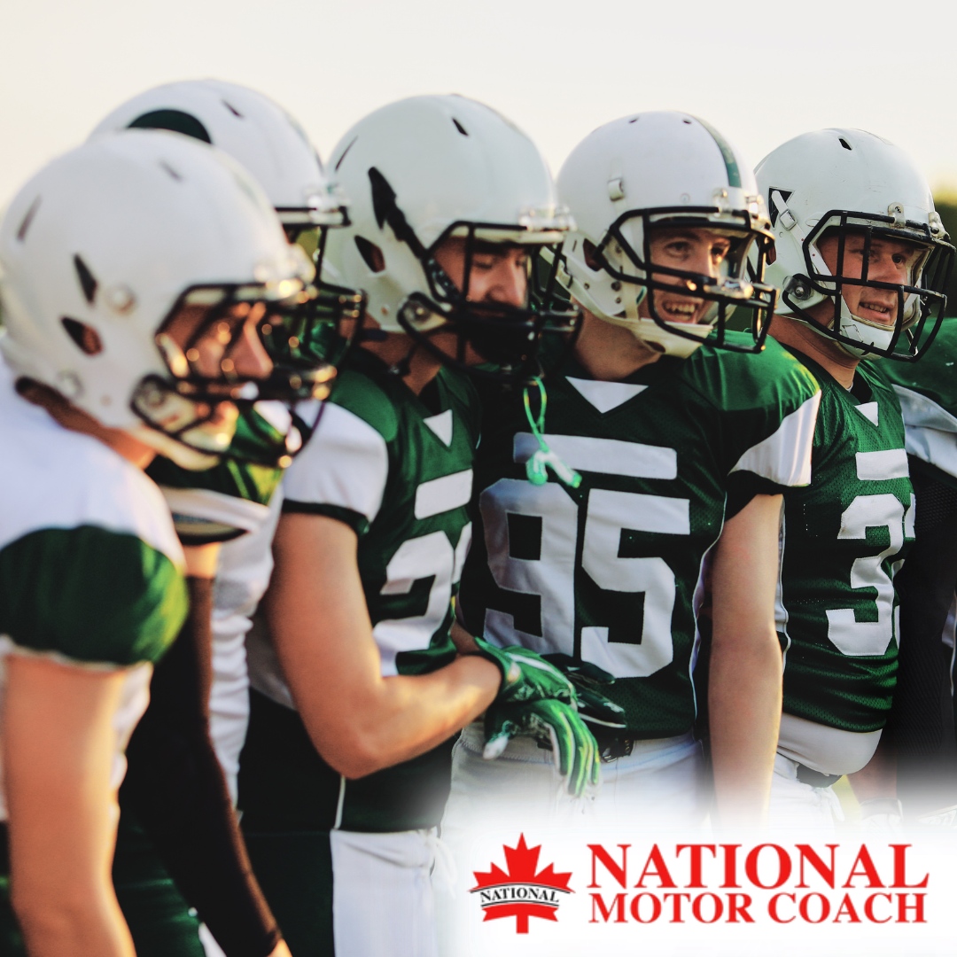 Hit the road to victory with our Sports Team Bus Charters! We drive, you focus on the game. 

Learn more here 🌐 rb.gy/p82at
.
.
.
#NationalMotorCoach #TransportationServices #Calgary #Banff #Edmonton #Richmond #BusCharter #PrivateBusCharter #CharterServices #Travel