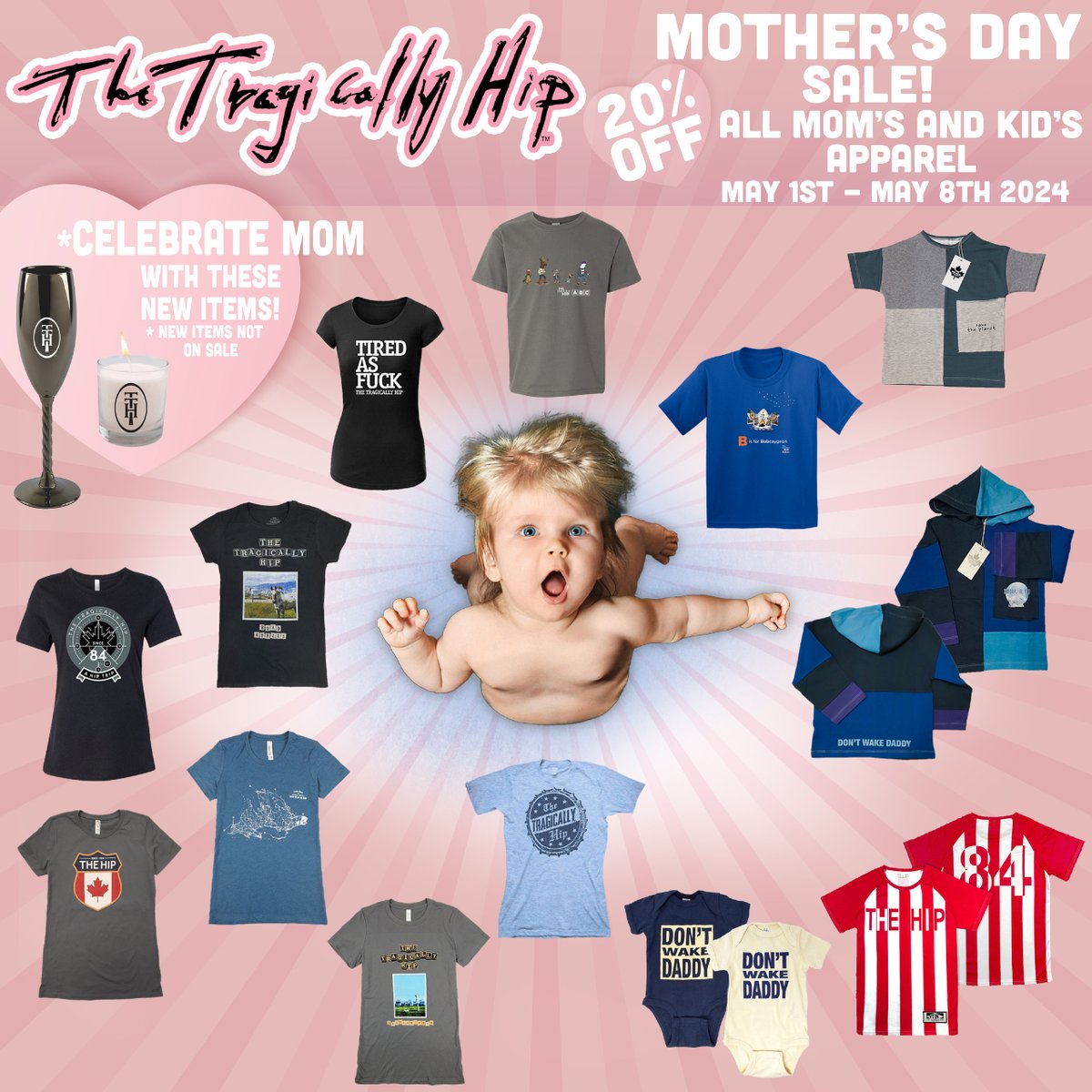 Celebrate the mothers in your lift with 20% off all women’s and kids items from now until May 8th 💗 thehip.com/collections/fr…